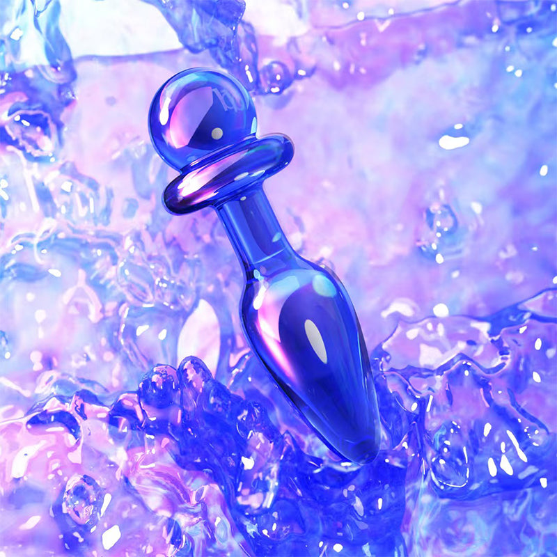 Medium Size Glass Butt Plug