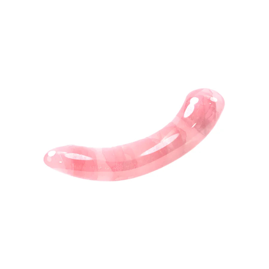 Quartz Curved Crystal Dildo