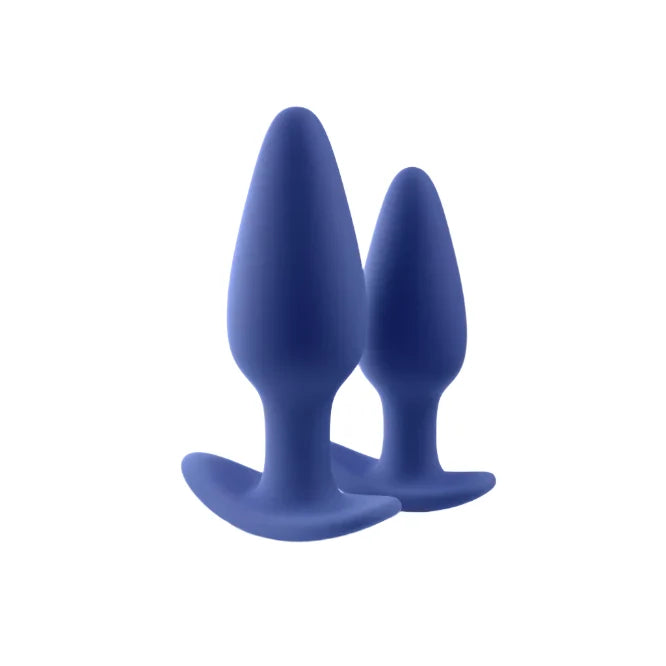 Safe Silicone Anal Plugs Set 2-Pcs