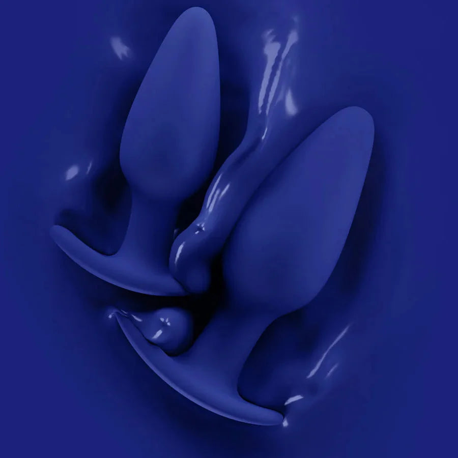 Safe Silicone Anal Plugs Set 2-Pcs
