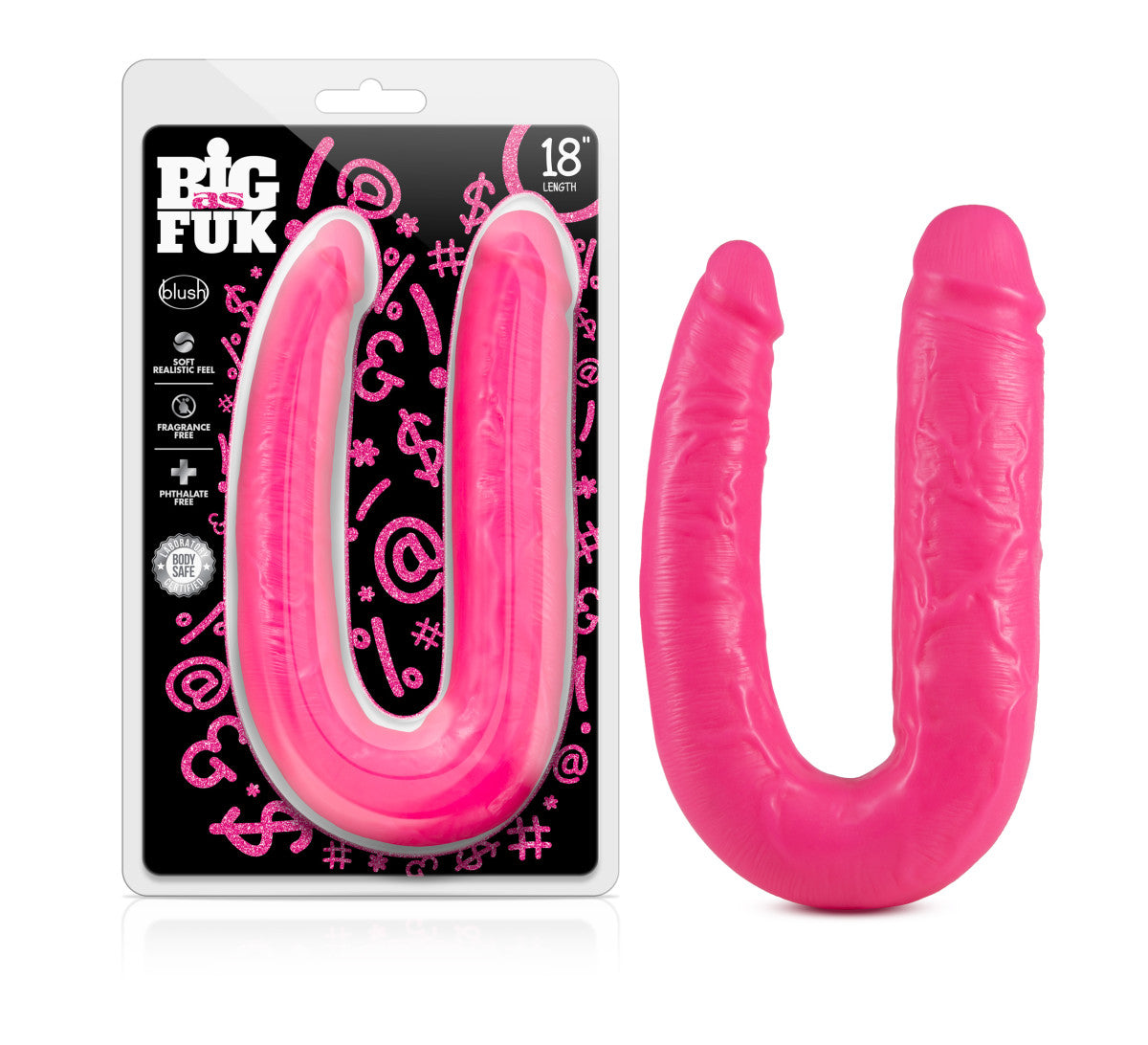 Big 45cm Long Pink  Double Ended Dildo
