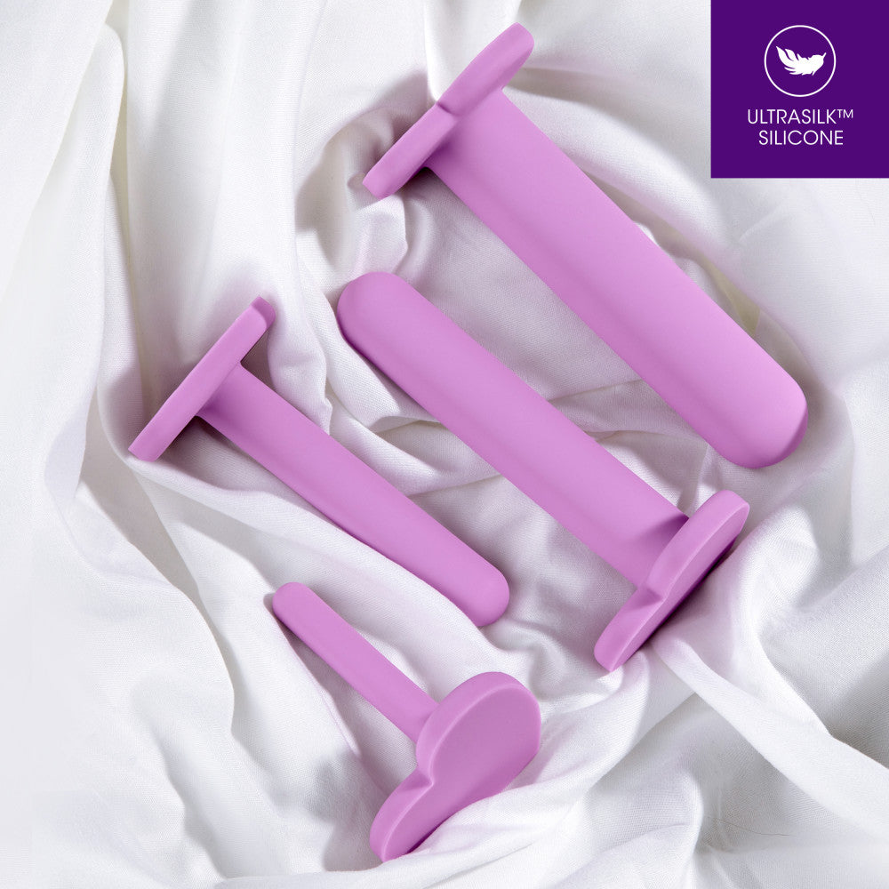 Blush 4-Piece Dilator Kit for Vaginal, Anal Opening & Depth