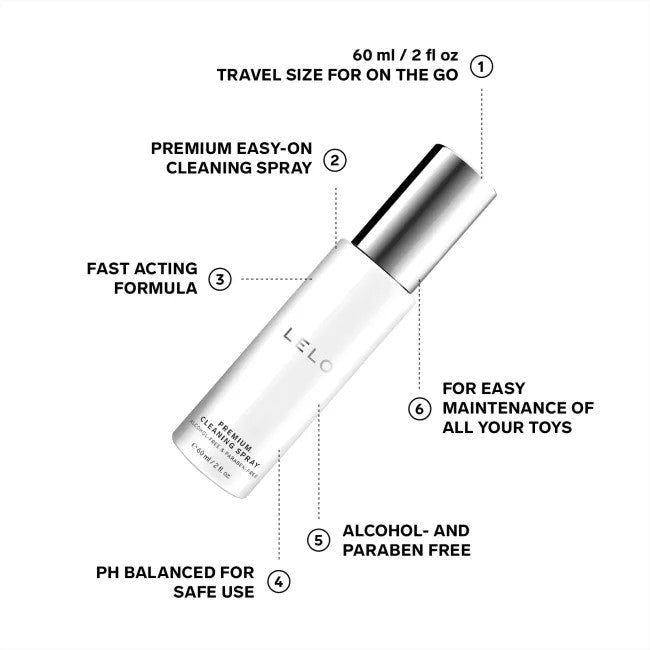 LELO Antibacterial Toy Cleaning Spray 60ml-1