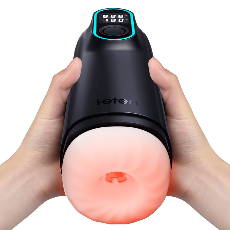 Leten Black Hole Pro Sucking & Thrusting Male Masturbator-1