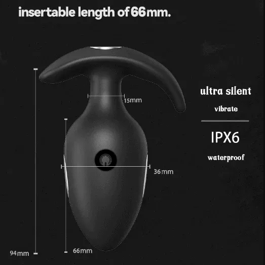 LOCKINK Electro Shock Vibrating Butt Plug APP Controlled-4