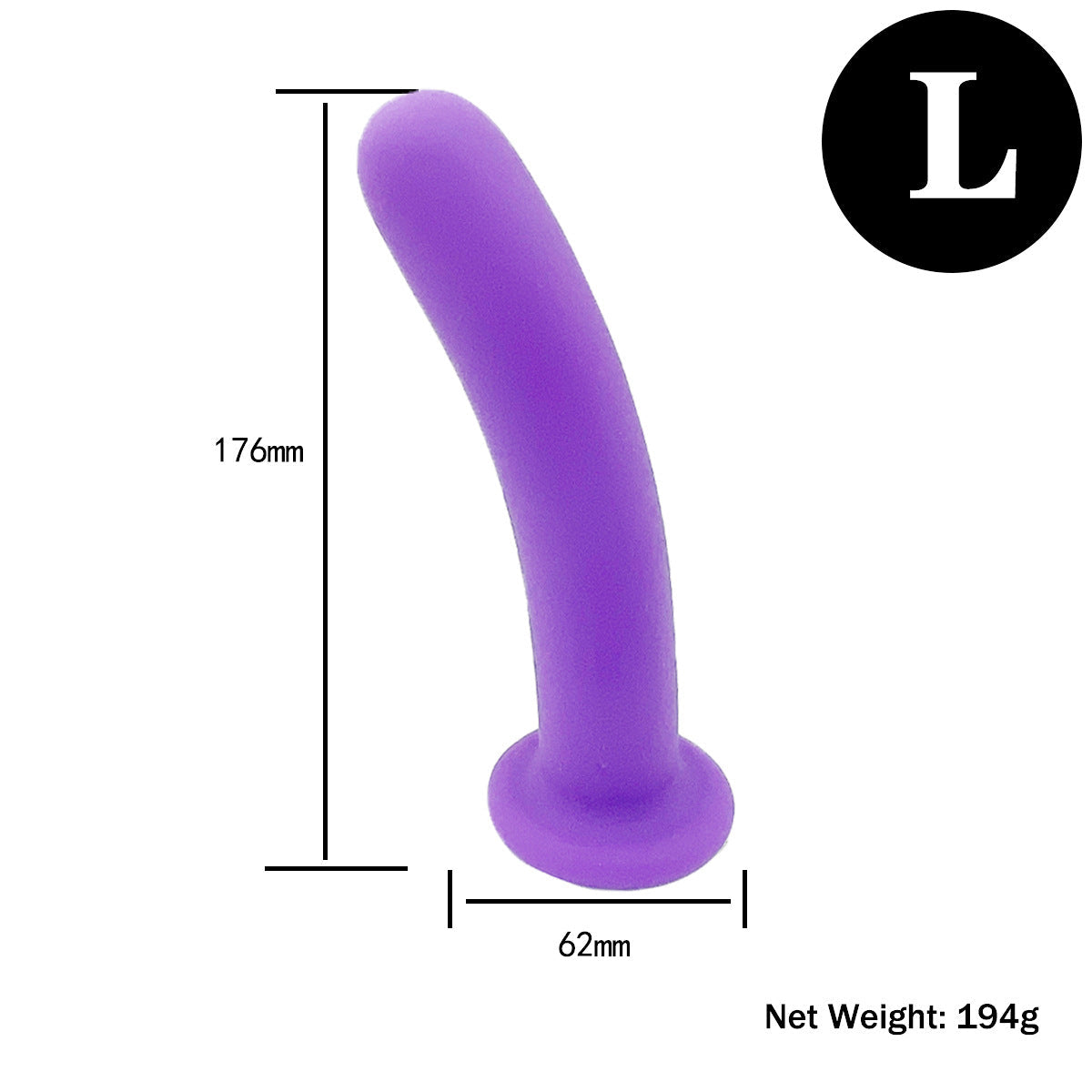 Orissi Soft Silicone Dildo & Anal Plug - 3 Sizes