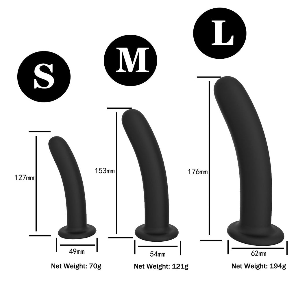 Orissi Soft Silicone Dildo & Anal Plug - 3 Sizes