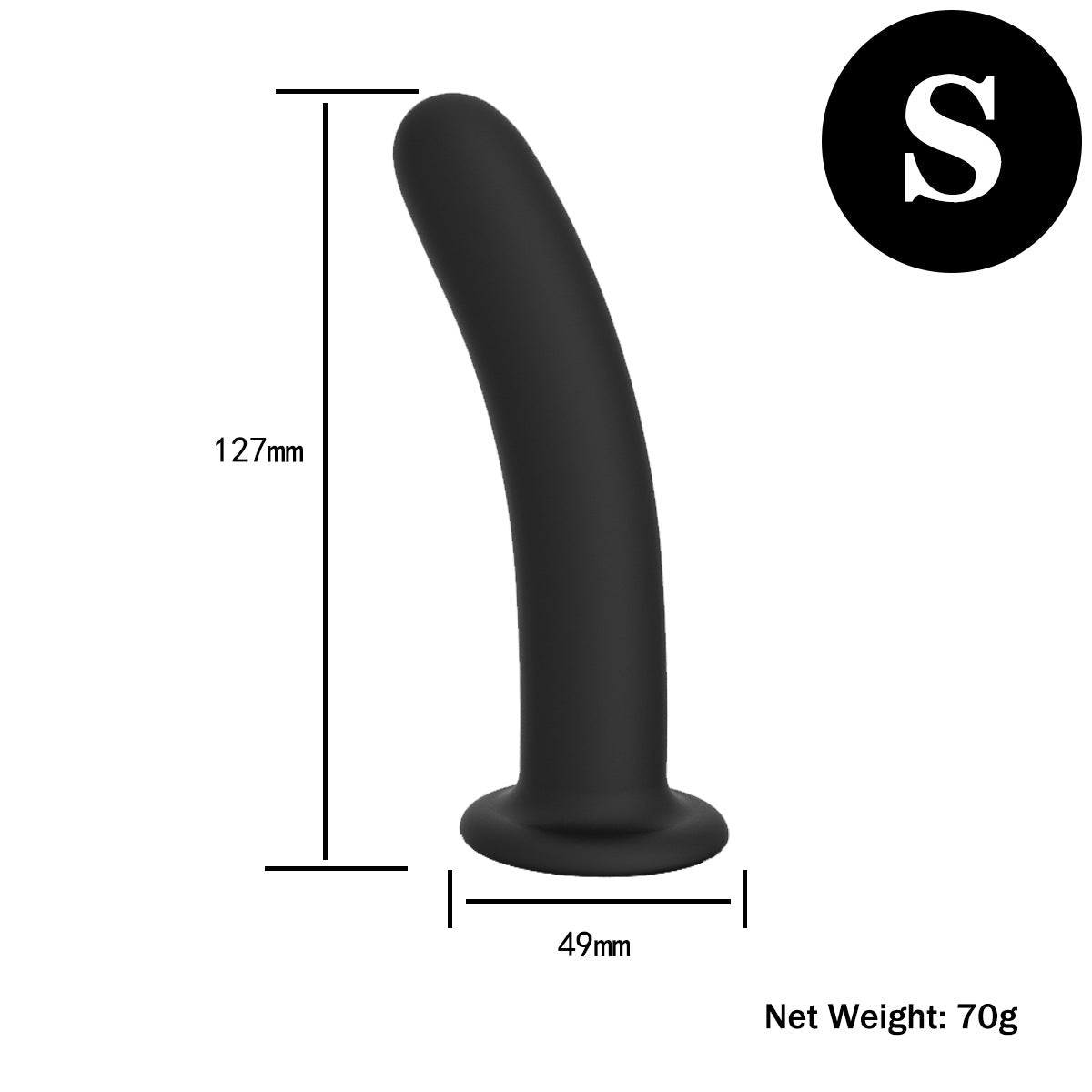 Orissi Soft Silicone Dildo & Anal Plug - 3 Sizes