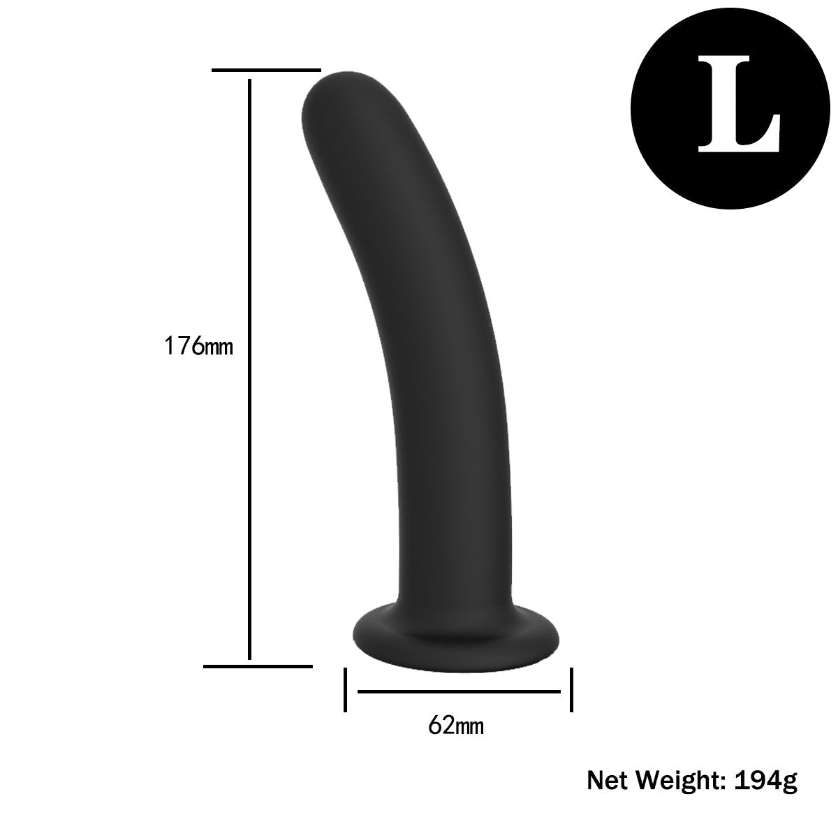 Orissi Soft Silicone Dildo & Anal Plug - 3 Sizes