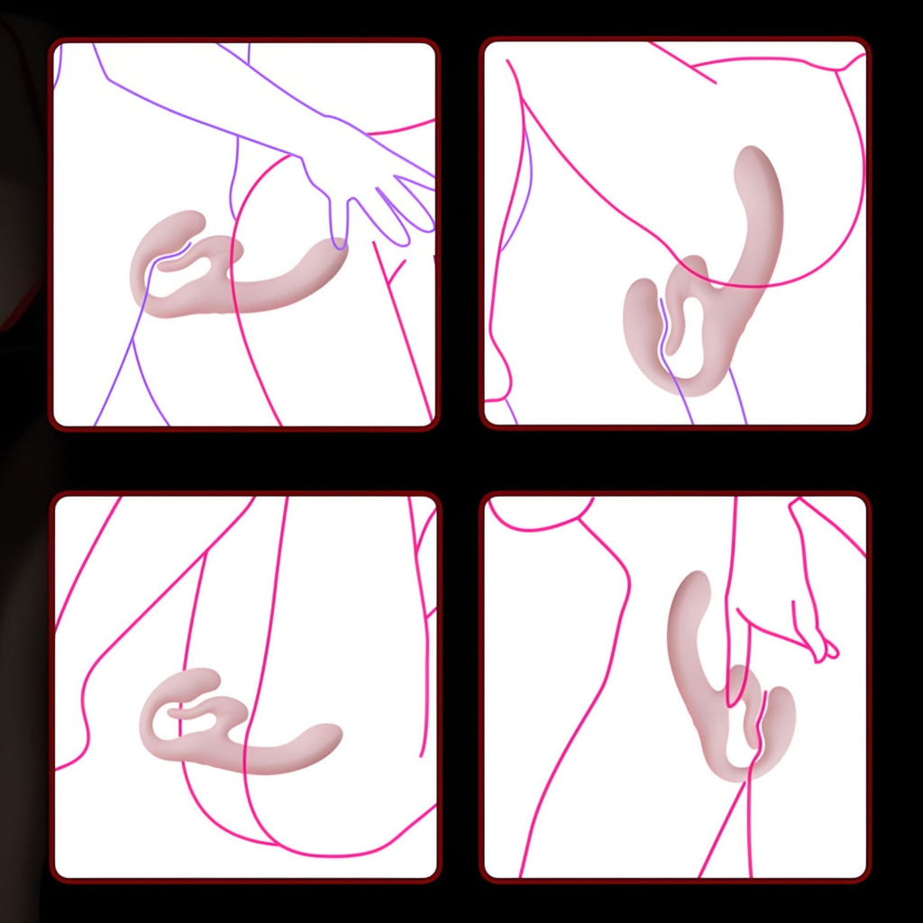 Roomfun Double-Ended G-Spot Vibrator Remote Controlled for Couples-3