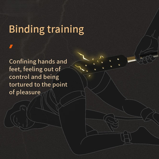 Roomfun Electric Shock BDSM Crop, Paddle, Cane & Stick Set-4
